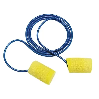 E-A-R™ Classic™ Foam Earplugs, Pvc, Yellow, Corded 1