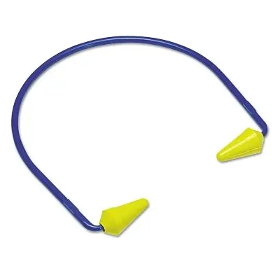 Caboflex Model 600 Hearing Protectors, Abs, Pvc, Silicone, Yellow, Banded 1