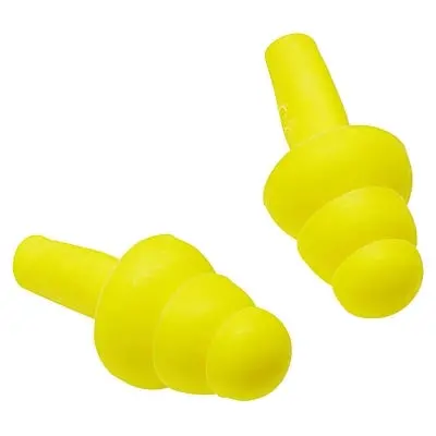 E-A-R™ Ultrafit™ Earplugs, Elastomeric Polymer, Yellow, Uncorded, Poly Bag 1