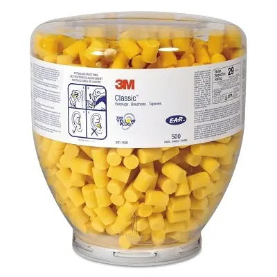 E-A-R Classic Refill Bottles, Foam, Yellow, Uncorded 1