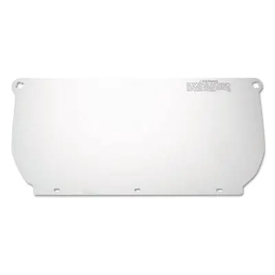 Faceshield Wp98, Uncoated, Clear, Flat, 14-1/2 In L X 7-1/2 In H 1
