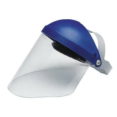 Clear Propionate Faceshield W96, Uncoated, Clear, Molded, 14.5 In L X 9 In H 1