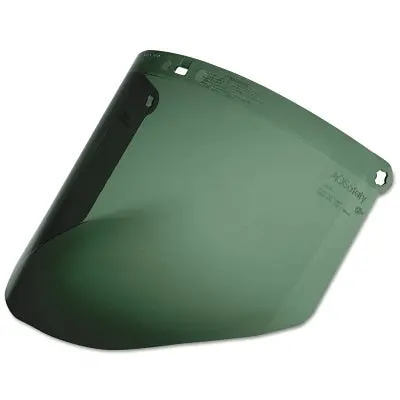 Dark Green Polycarbonate Faceshield Wp96, Molded 1