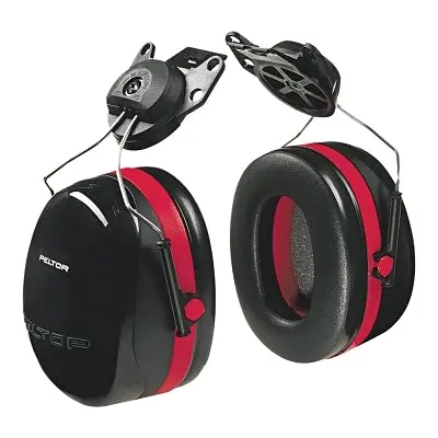 Peltor™ Optime™ 105 Earmuff, 27 Db Nrr, Black/Red, Cap Mount 1