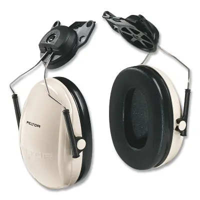 Peltor™ Optime™ 95 Earmuff, 21 Db Nrr, White/Black, Cap Attached 1