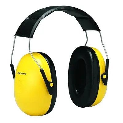 Peltor™ Optime™ 98 Earmuff, 25 Db Nrr, Yellow, Over-The-Head 1