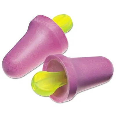No-Touch Foam Plugs, Polyurethane, Purple, Uncorded 1