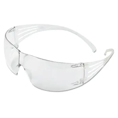 Securefit™ 200 Series Safety Glasses, Frameless/Wrap-Around, Clear, Anti-Fog/Anti-Scratch 1