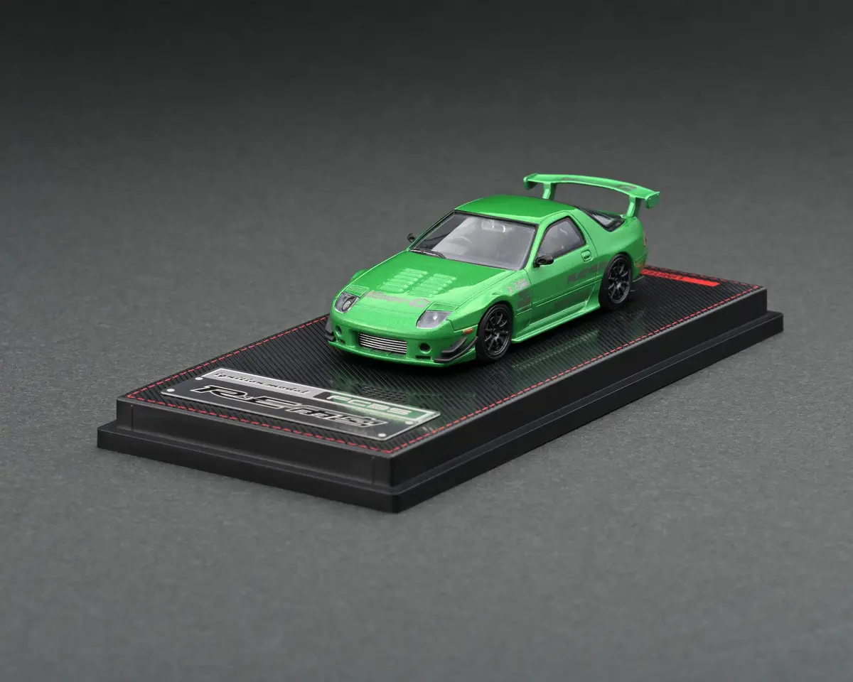 1/64 Mazda Rx-7 (Fc3s) Re Amemiya Green Metallic - Ignition Model 1