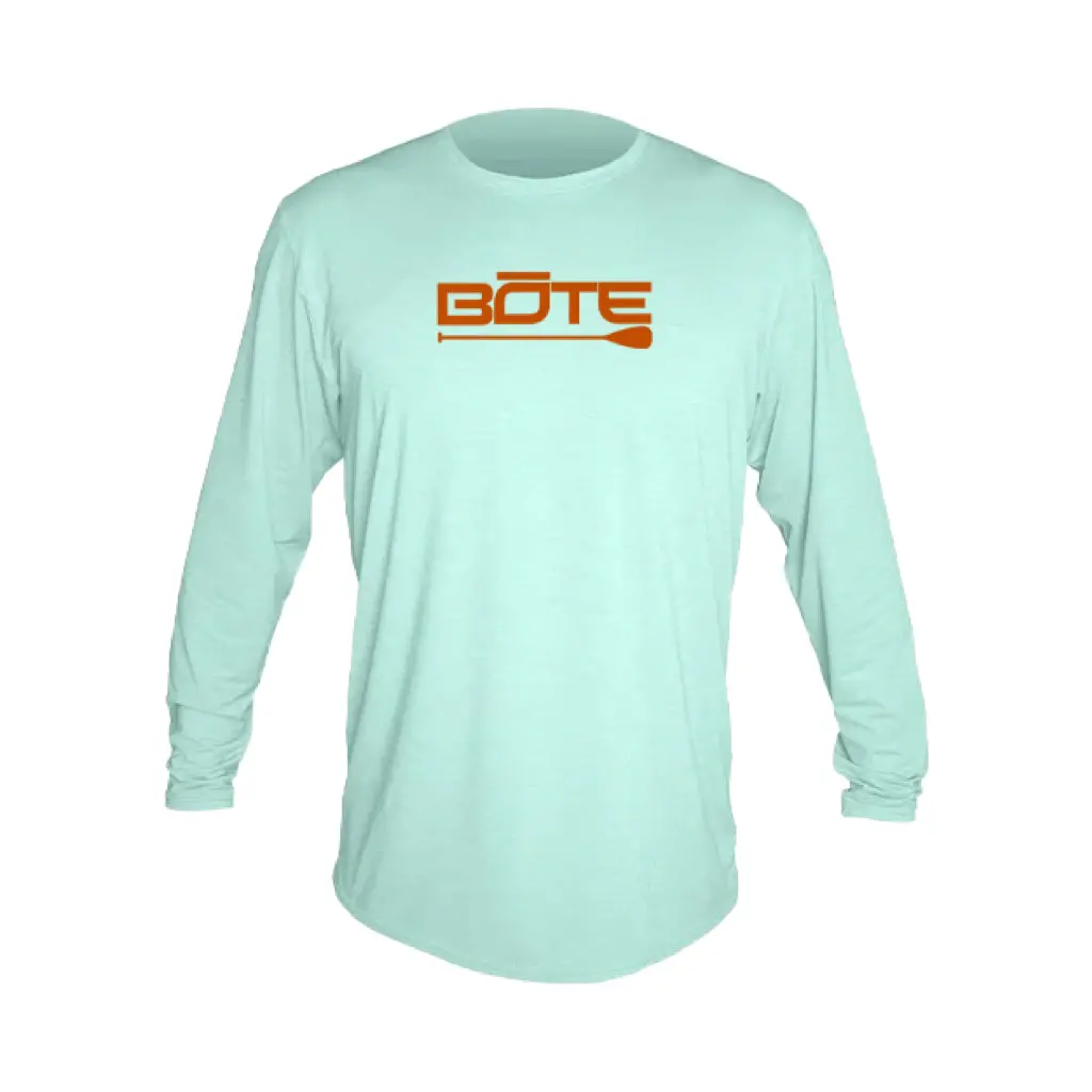 Youth Low Pro Tech Long Sleeve Bote Logo Seafoam Heathered 1