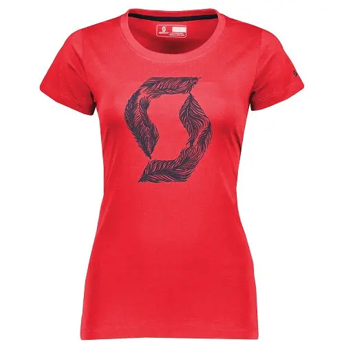 Scott 10 Feather Icon Short Sleeve Ladies Tee 1
