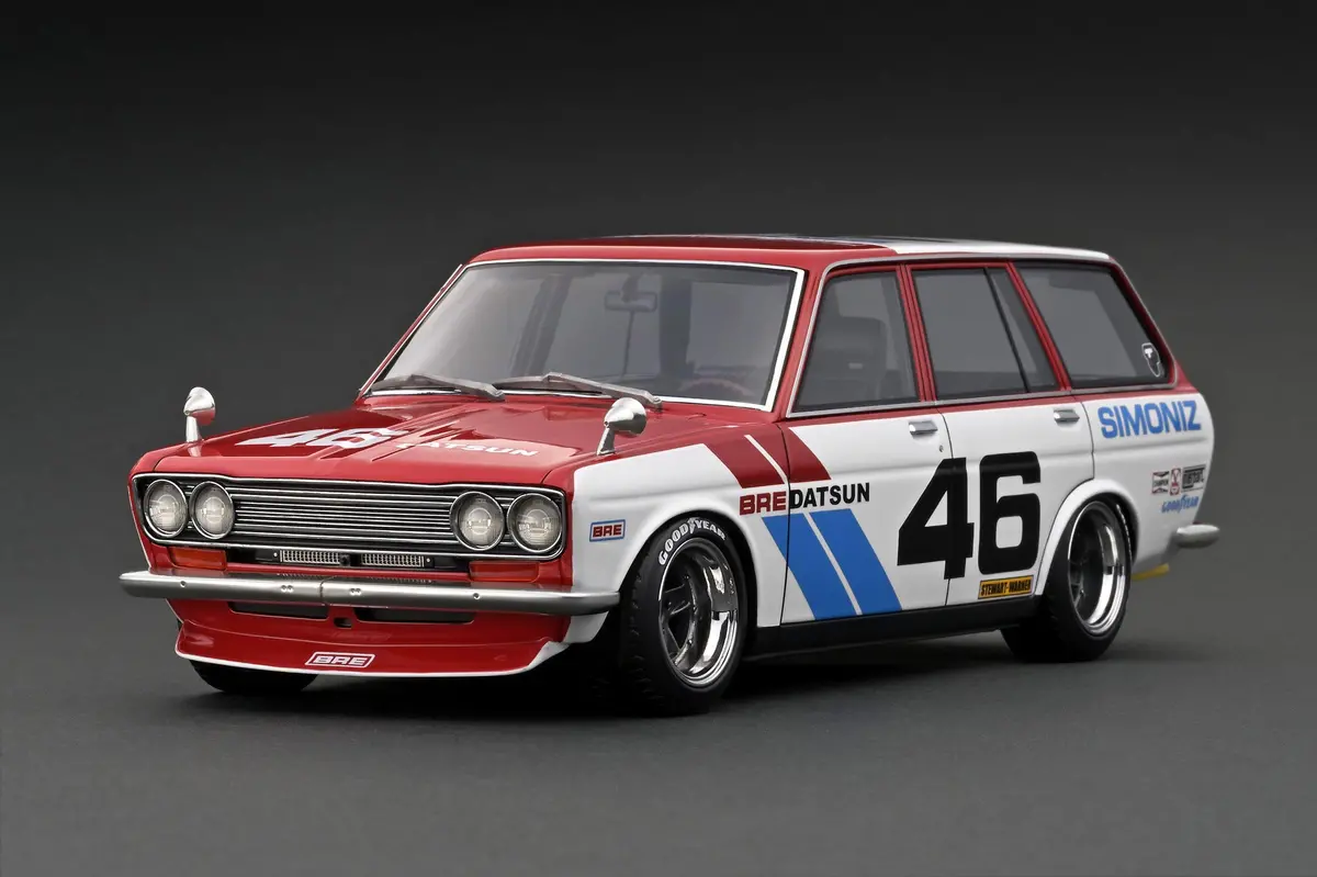 1/18 Datsun Bluebird (510) Wagon Bre - Tarmac Works X Ignition Model Collab18 1