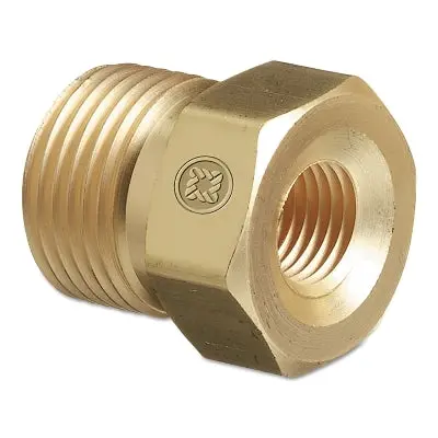 Regulator Inlet Nut, Carbon Dioxide (Co2), Brass, Cga-320 1