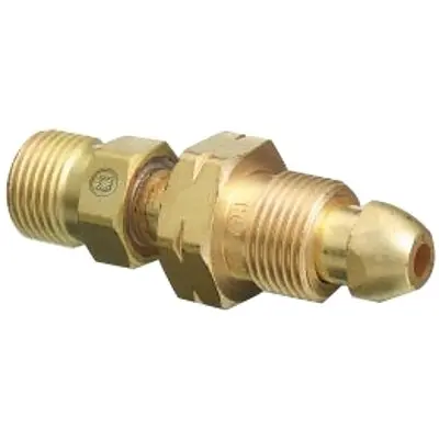 Brass Cylinder Adaptors, From Cga-510 Pol Acetylene To Cga-300 Commercial Acetylene 1