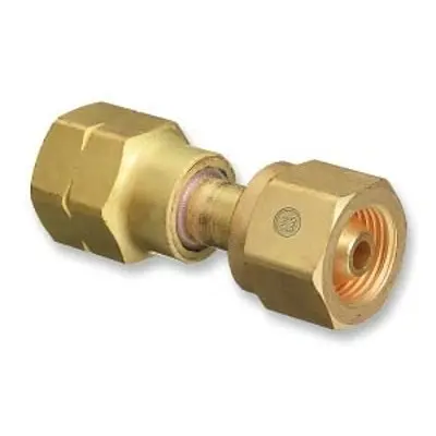Brass Cylinder Adaptor, Cga-300 Commercial Acetylene To Cga-510 Pol Acetylene 1