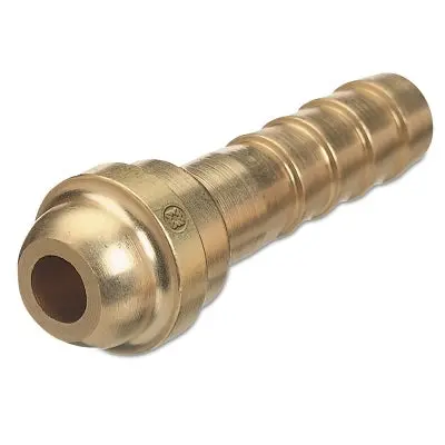 Barbed Hose Nipple, 200 Psig, Brass, B-Size 1