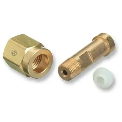 Regulator Inlet Nut, Hydrogen, Natural Gas, Stainless Steel, Cga-350 1