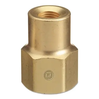 Female Npt Outlet Adaptors For Manifold Pipelines, Cga-580, 3,000 Psig, Brass 1