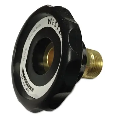 Regulator Inlet Nut, Argon/Helium/Nitrogen, Plastic, Cga-580 1
