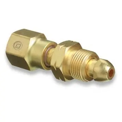 Brass Cylinder Adaptors, From Cga-590 Industrial Air To Cga-580 Nitrogen 1