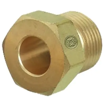 Regulator Inlet Nut, Argon/Helium/Nitrogen, Brass, Cga-580 1