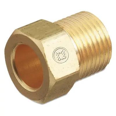 Inert Arc Nut, Brass, B-Size 5/8 In-18 Rh (M) 1