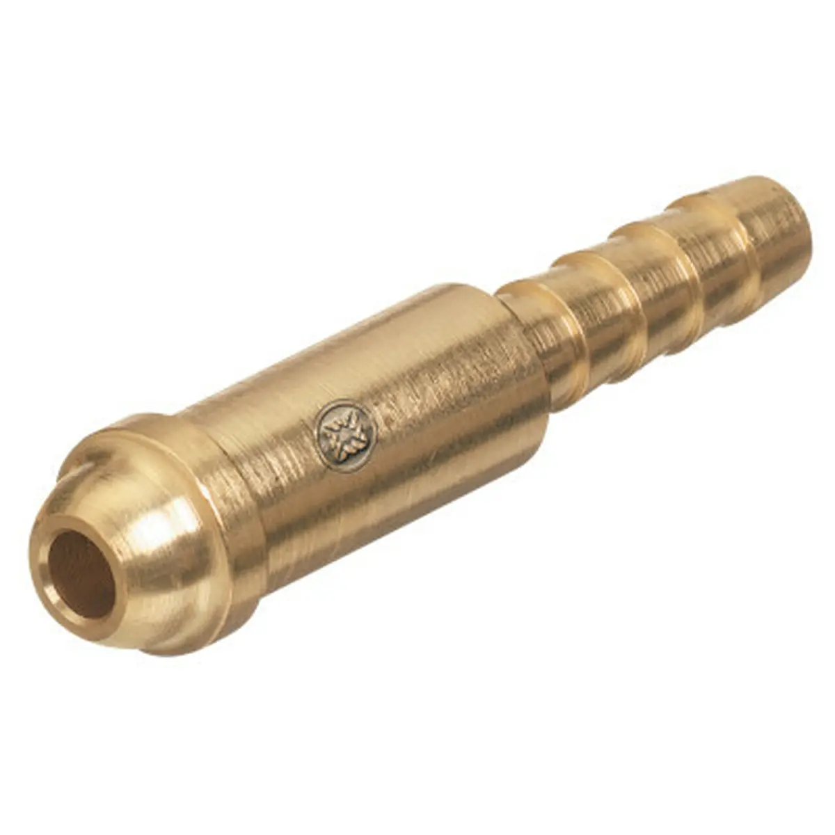 Inert Arc Nipples, 200 Psig, Brass, 2 7/32 In, 1/4 In Hose Id 1