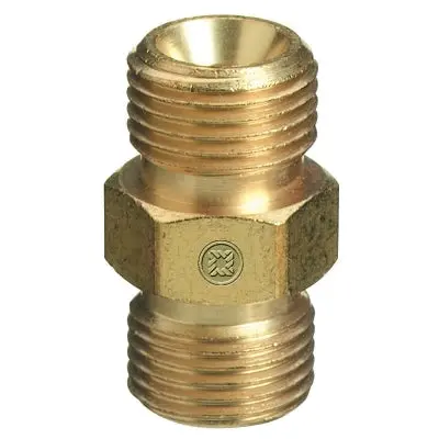 Inert Arc Air-Water Couplers, 200 Psig, Brass, B-Size, 5/8 In - 18, Rh 1