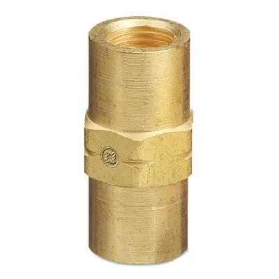 Inert Arc Hose Coupler, 200 Psig, Brass, B-Size 5/8 In-18 Rh (F) 1