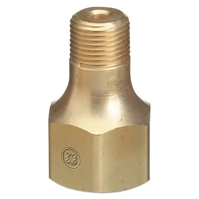 Male Npt Outlet Adaptor For Manifold Pipelines, Acetylene/Butane/Propane, 1/4 In 1