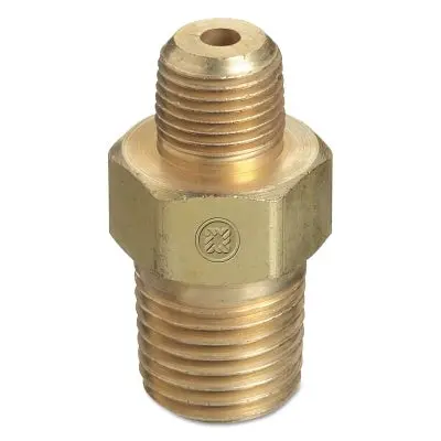 Pipe Thread Reducer Bushings, Brass, 1/2 In (Npt); 1/4 In (Npt) 1