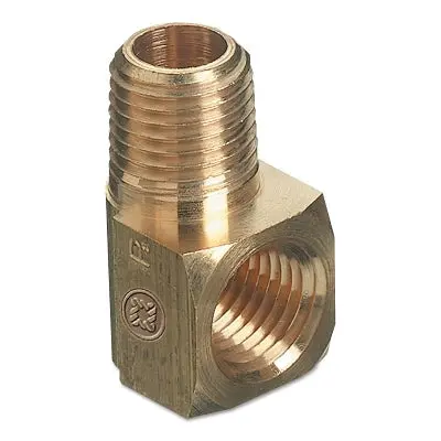 Pipe Thread Elbows, Connector, 3,000 Psig, Brass, 1/2 In (Npt) 1