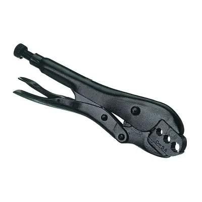 Hand-Held Ferrule Crimp Tool, For 3/16 In, 1/4 In Hoses, Black 1