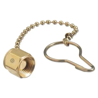 Chain And Plug Assembly, Plug Assembly, 200 Psi, Oxygen, Brass 1