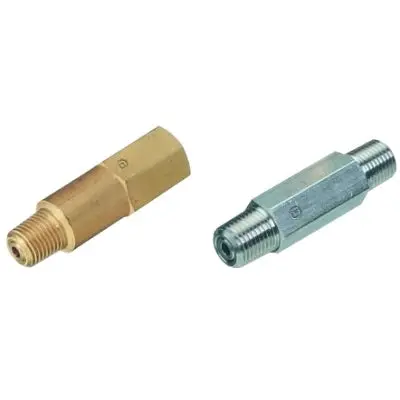 Inline Npt Check Valve, 1/4 In Npt, M/M, 3,000 Psi 1