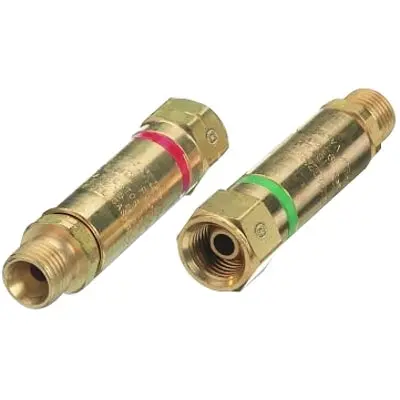 Flashback Arrestor Component, Oxygen/Fuel Gas, Regulator Adaptor, 9/16 In To 18 Tpi 1