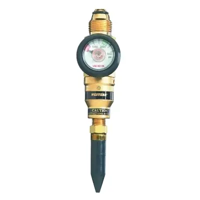 Economy Balloon Inflator With Gauge, Helium, 38 To 85 Psig, Cga 580, 3000 Psi Inlet 1