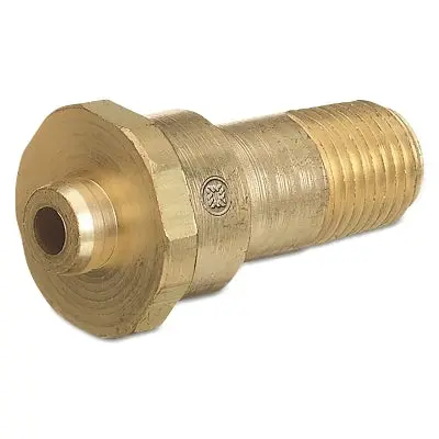 Regulator Inlet Nipples, Refrigerant Gas, 1/4"(Npt), 2 1/4", S Steel, Cga-660 1