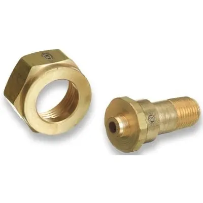 Regulator Inlet Nuts, Refrigerant Gases, Stainless Steel, Cga-660 1