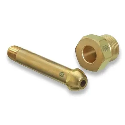 Regulator Inlet Nut, Argon/Nitrogen/Helium, Stainless Steel, Cga-580, 0.96 In To 14 Ngo, Rh Male 1