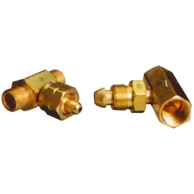 Manifold Coupler Tee, Coupler, 500 Psig, Brass, Pol Acetylene 1