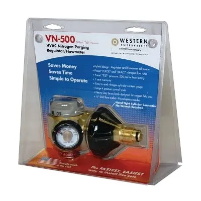 Vn Series Hvac Nitrogen-Purging Regulators/Flowmeters, Nitrogen, 35 Cfh, Cga-580 1