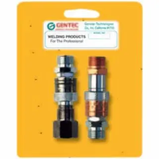 Quick Connector Set, Hose-To-Hose, Fuel/Oxygen, B-Size 9/16 In-18 1