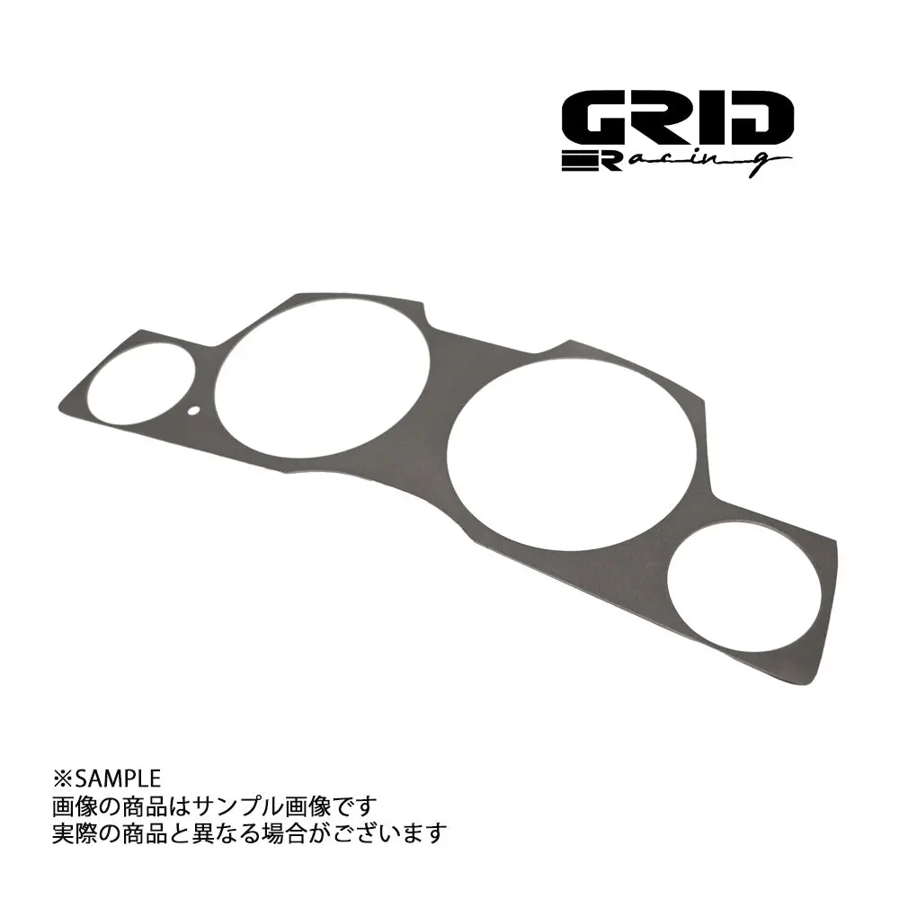 Grid Racing メーターパネルカバー（右トリップ型） グレーメタリック スカイライン Gt-R Bnr34 ##337111010 1