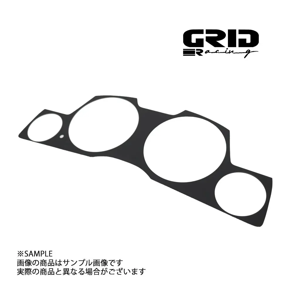 Grid Racing メーターパネルカバー（右トリップ型） マットブラック スカイライン Gt-R Bnr34 ##337111012 1