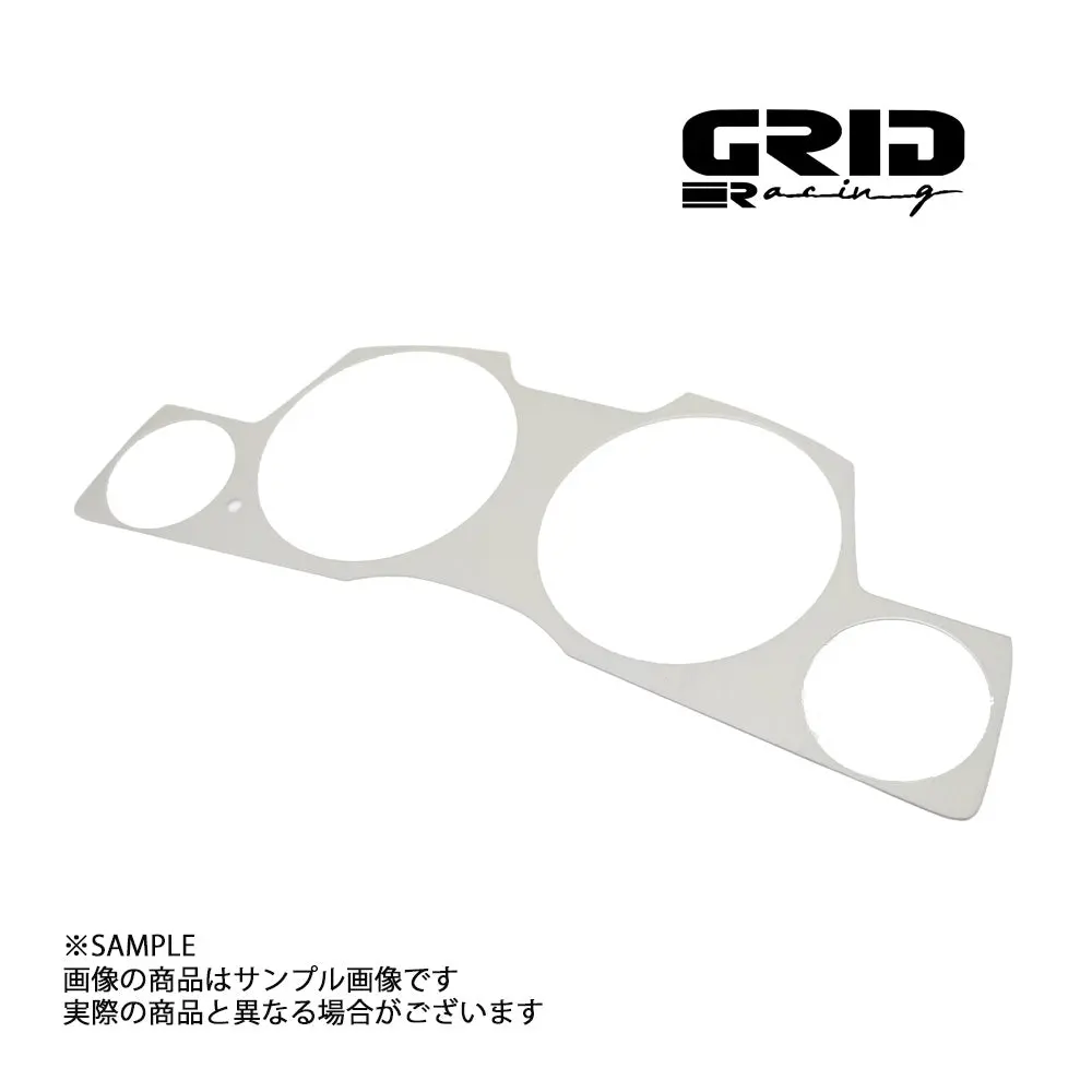 Grid Racing メーターパネルカバー（右トリップ型） チタニウムシルバー スカイライン Gt-R Bnr34 ##337111013 1
