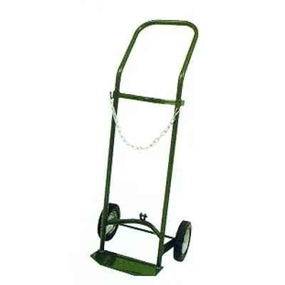 Medical Series Cart, Holds 1 Cylinder, 9-1/2 In Dia, 8 In Semi-Pneumatic Wheels 1