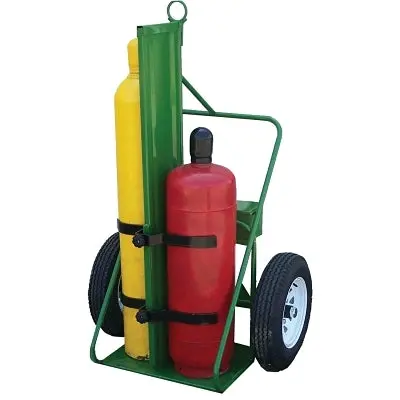 500 Series Carts, Holds 2 Cylinders, 9.5"-12.5" Dia., 1,800 Lb. Load Cap. 1