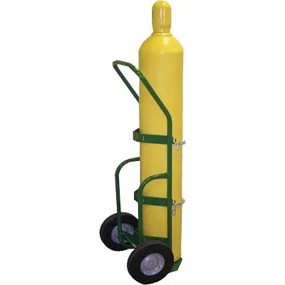 750 Series Cart, Holds 1 Cylinder, 9-1/2 In Dia, 10 In Semi-Pneumatic Wheels 1