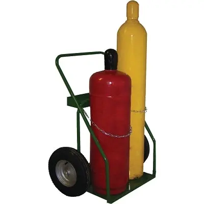 800 Series Cart, 2 Cylinders, 9.5 In To 12.5 In Diameter, 16 In Pneumatic Wheels 1
